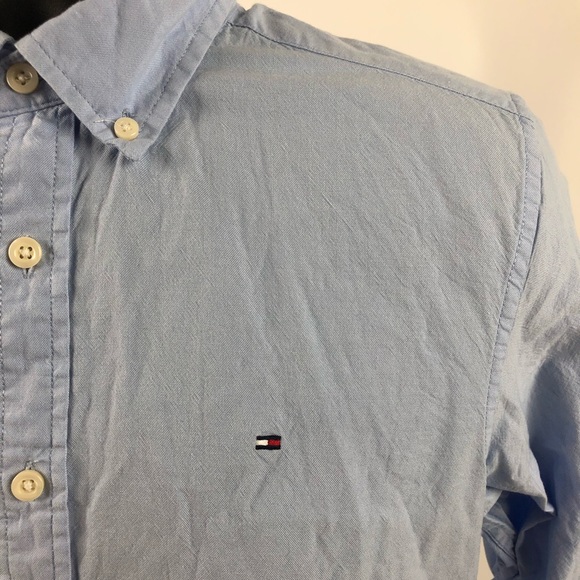 Tommy Hilfiger Long Sleeve Men's Button Front - Picture 4 of 5